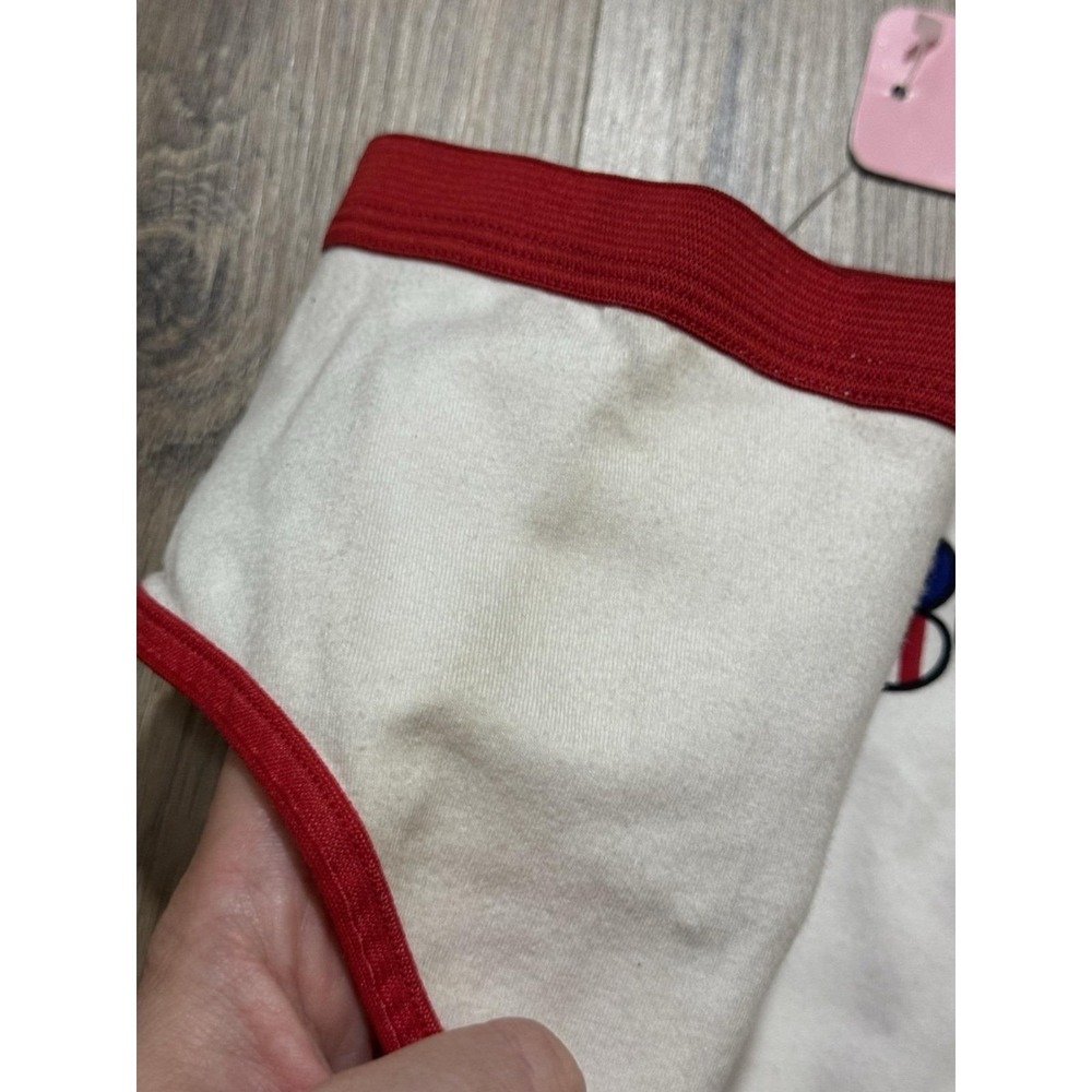 Y2K Vintage Playboy Bunny Head USA Flag Briefs Underwear Size L - Picture 6 of 15